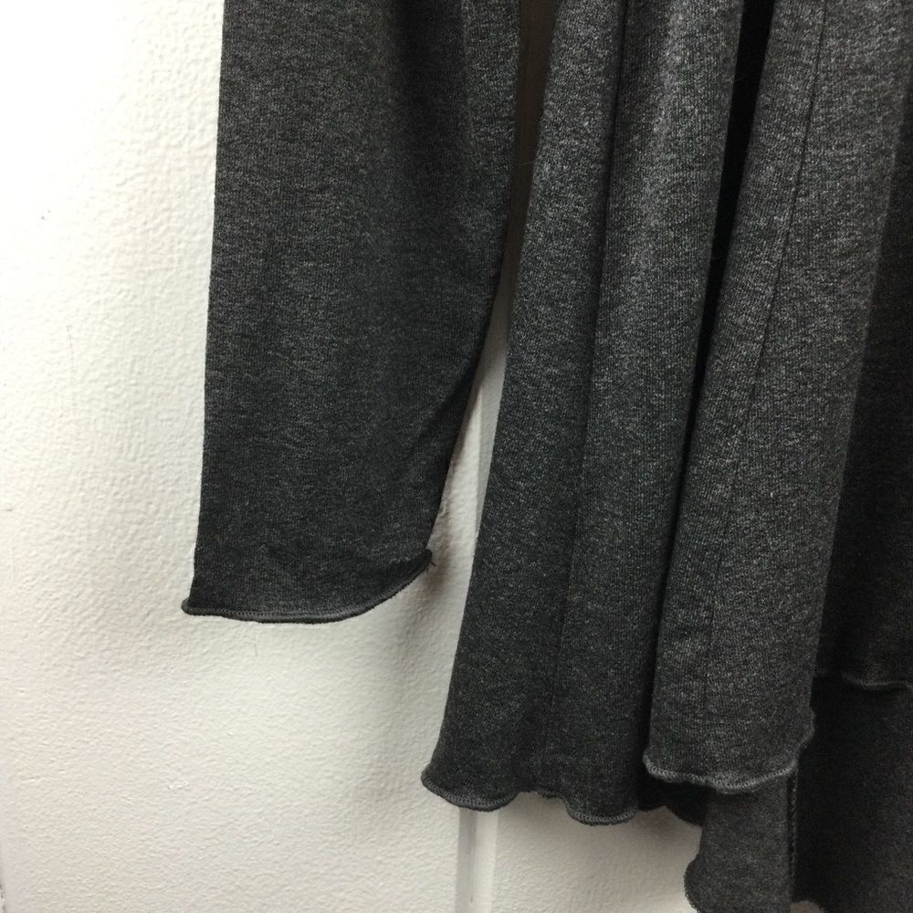 Zara Collection Gray Long Sleeve High Low Top M - Picture 5 of 16